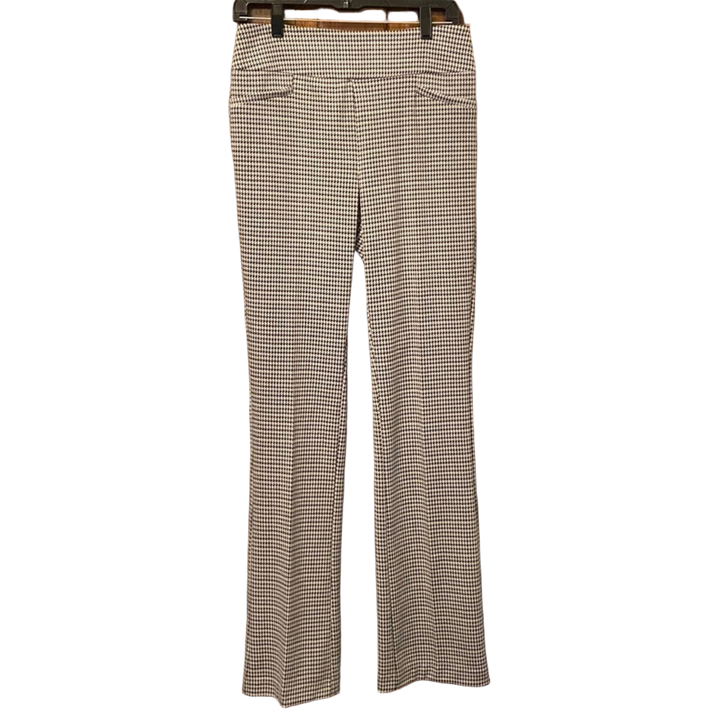 New York and Company 7th avenue design houndstooth stretch tall trousers size S